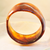 Bracelete Acetato Vintage Abaulado Marrom - loja online