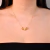 COLAR SEMIJOIA LÁIS ESFERA LISA FOSCA DOURADO