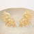 Brinco Semijoia Aura Ear Cuff Dourado Pri Acessórios - Pri Acessórios