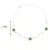 Choker Semijoia Virginia Trevo Verde Dourado - Pri Acessórios