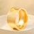 Bracelete Bijuteria Samanta Espelhado Dourado