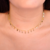 Choker Semijoia Folhas Serenity Dourado - comprar online