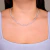 Colar Semijoia Kate Riviera Três Garras Ródio - comprar online