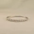 Bracelete Semijoia Corações Ródio