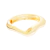 Bracelete Bijuteria Maya Ondas Dourado - loja online