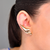 Brinco Semijoia Ear Cuff Orgânico Serenity Dourado - comprar online