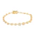 Pulseira Semijoia Quadrada Dourado na internet