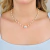 Choker Pérolas Dourado Semijoia Banhado a Ouro 18K - comprar online