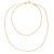 Colar Semijoia Duplo Elos Dourado - comprar online