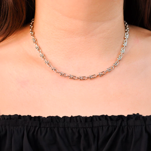 COLAR SEMIJOIA ELOS SHEILLA TIFANI RÓDIO