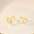 Brinco Semijoia Ear Cuff Três Vias Serenity Dourado - Pri Acessórios