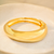 Bracelete Bijuteria Luísa Geometrico Espelhado Dourado