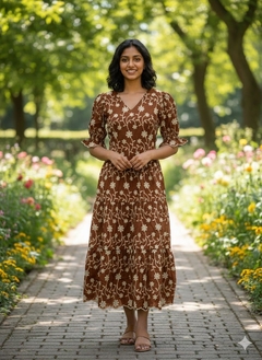 Vestido Kamilla Lese Bordado 3D Algodão - Maira Costa Moda Feminina