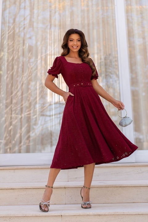 Vestido Natália Malha Lese - comprar online