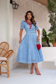 Vestido Vera B Tricô Trabalhado