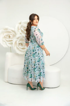 Vestido Ariane Tule Floral na internet