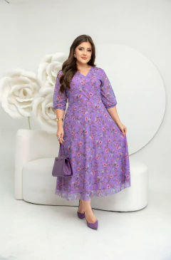 Vestido Ariane Tule Floral
