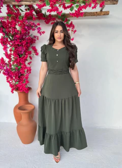 Imagem do Vestido Longo Crepe Larissa