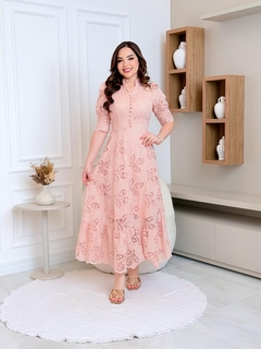 Vestido Yarin Lese Algodão