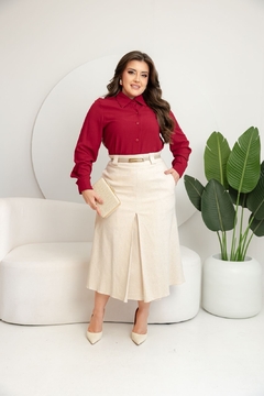 Saia Ester Linho - loja online