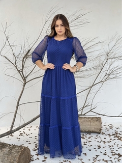 Vestido Longo Tulê - Maira Costa Moda Feminina