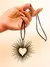 Colar Open Heart - designTUN - Jóias de Borracha / Rubber Jewelry