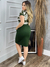 Imagem do Conjunto Blusa e Saia Forrada Viscolycra Premium ( Verde )