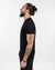 T-SHIRT SOFT GOLA MEDIA PRETO - BALT