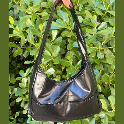 BOLSA BAGUETE MÉDIA PRETO