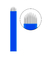 Lâmina 14U flex 0.18mm (Azul)