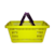Imagem do Kit 15 Un Cesta de Supermercado Plástica 16L com Alça