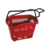 Kit 3 Un Cesta Carrinho de Supermercado de Compras 30L com Rodas - comprar online