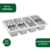 Kit 5 Organizador Alimentício Multiuso Talheres Alimentos Pro Tampa