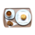 Kit 36 Un Bandeja LF230 PP 35x23 Pequena Café - comprar online
