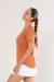 Camiseta Star Feminina Camelo | Poliamida DryFit | Leve e Fresca | Corte Tradicional - comprar online
