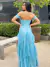 VESTIDO DE FESTA ALFENAS AZUL SERENITY - comprar online