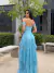 VESTIDO DE FESTA ALFENAS AZUL SERENITY - Toth Store | Vestido de Festa | Moda Feminina