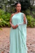 VESTIDO LONGO UM OMBRO SÓ VERDE MENTA na internet