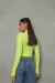 BLUSA CANELADA PATY VERDE LIMA - comprar online