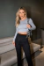 CALÇA FLARE EM SUEDE PRETO COM FENDA FRONTAL NA BARRA - Toth Store | Vestido de Festa | Moda Feminina