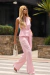 CONJUNTO CALÇA PANTALONA E COLETE ROSA - Toth Store | Vestidos de Festa, Noivas Formandas, Madrinhas e convidadas de casamento
