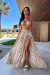 CONJUNTO COM SAIA EVASÊ BORDADA DOURADO
