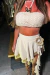 CONJUNTO CROPPED E SAIA CURTA ASSIMÉTRICA AREIA - loja online