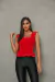 CROPED COM LÁSTEX VERMELHO - loja online