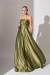 VESTIDO DE FESTA BARUERI VERDE OLIVA - loja online