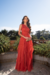 VESTIDO DE FESTA VERSALHES TERRACOTA - loja online