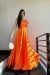 VESTIDO DE FESTA CAMPO GRANDE LARANJA