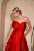 VESTIDO DE FESTA BARBACENA TERRACOTA - comprar online