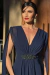 VESTIDO DE FESTA COM CAPA CUIABÁ MARINHO - Toth Store | Vestido de Festa | Moda Feminina