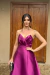 VESTIDO DE FESTA EM ZIBELINE PORTO ALEGRE FÚCSIA na internet